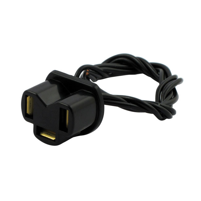 H4 Headlamp Wiring Plug, 3 Prong Universal