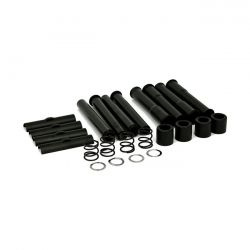 Complete 66-E79 Shovel Pushrod Cover Kit. Black 66-E79 Shovel