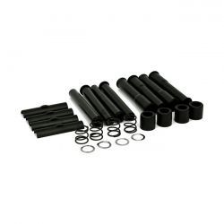 Complete L79-84 Shovel Pushrod Cover Kit. Black L79-84 Shovel