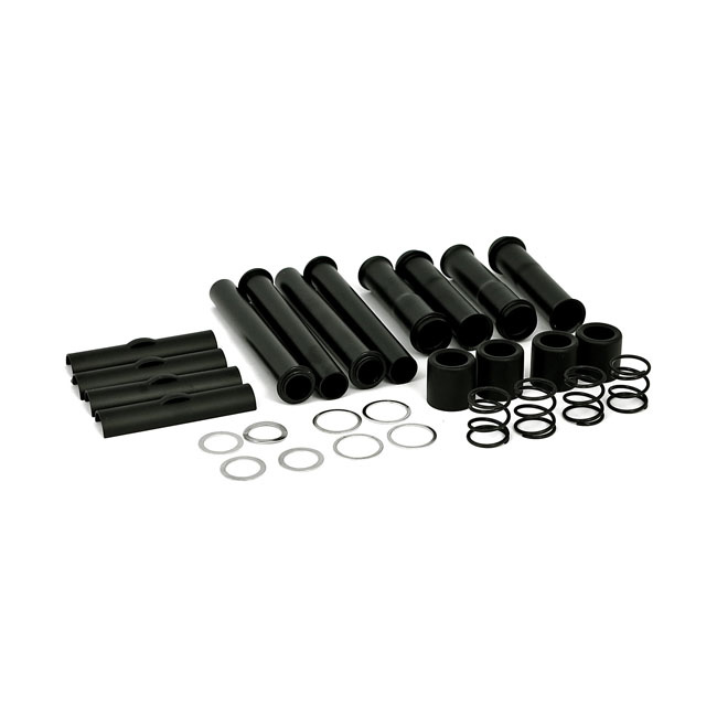 Complete Evo B.T. Pushrod Cover Kit. Black 84-99 Evo B.T.