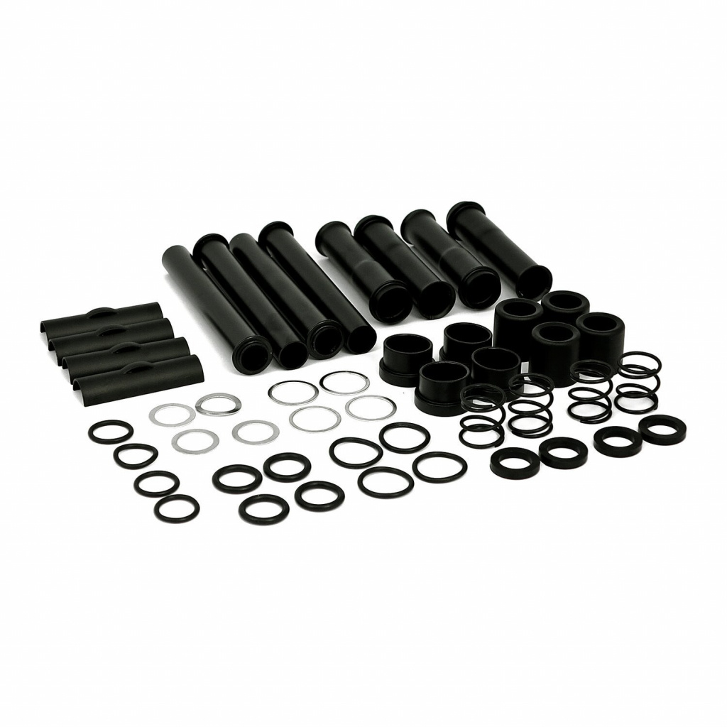 Complete 04-up XL multiple-parts pushrod cover kit. Black 04-22 XL