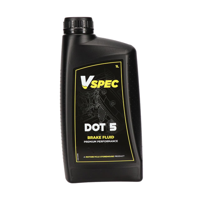 Vspec, Brake Fluid Dot 5 Silicone. 1 Liter. Up To 2005