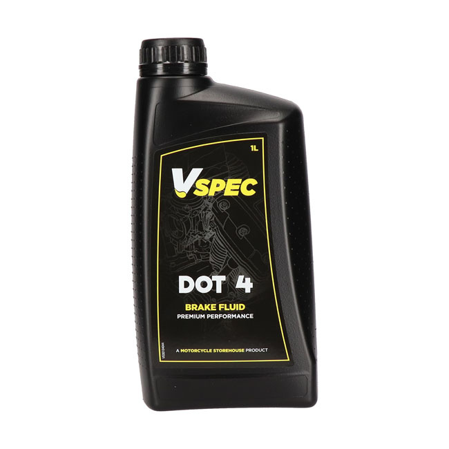 Vspec, Brake Fluid Dot 4. 1 Liter. 06-23 Softail, 06-17