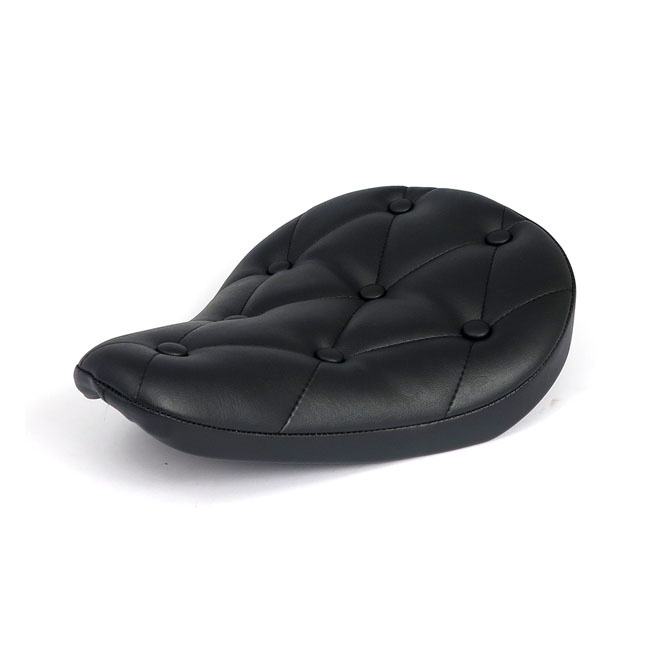 Fitzz, Custom Solo Seat. Black/Rivets. Small. 4Cm Thick Universal