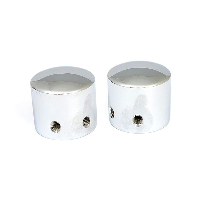 Front Axle Nut Cap Kit 00-07 Touring, 04-07 Dyna