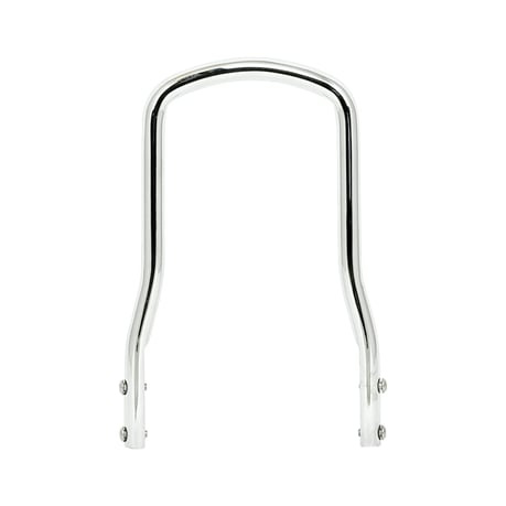 9/16 round steel sissybar, regular top Universal Chrome. 6.75 (17.1cm)