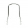9/16 round steel sissybar, regular top Universal Chrome. 6.75 (17.1cm) 9/16 round steel sissybar, regular top Universal Chrome. 6.75 (17.1cm)