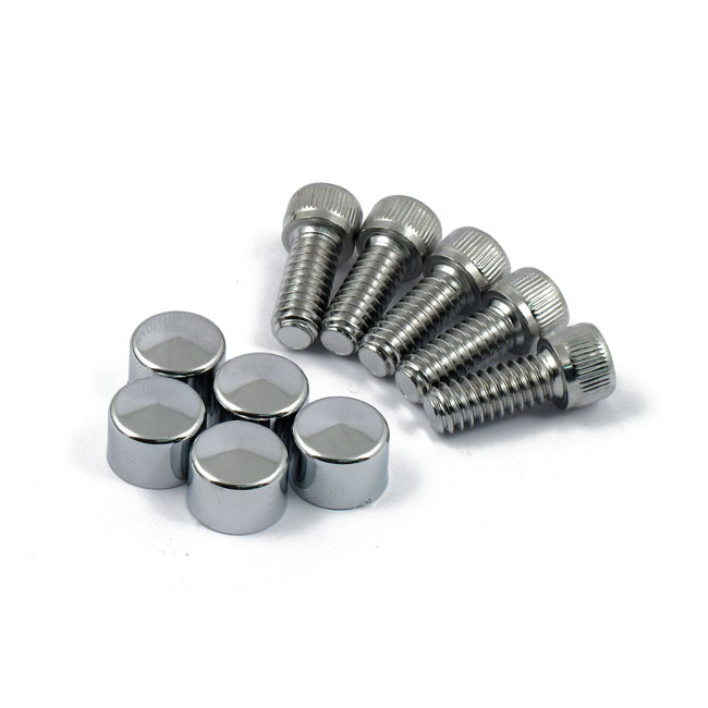 Smoothtopps, Push-On Cover & Bolt Kit 99-17Dyna, 99-21 Softail, Tourin