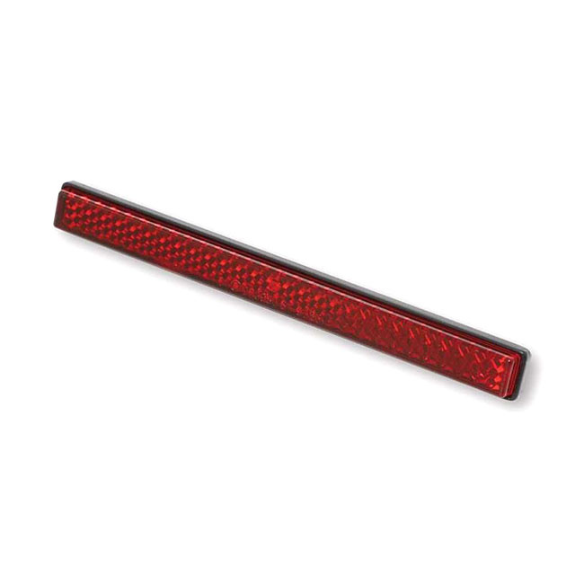 Universal B-Seen Reflector. Rectangular. 123X13Mm. Red Universal