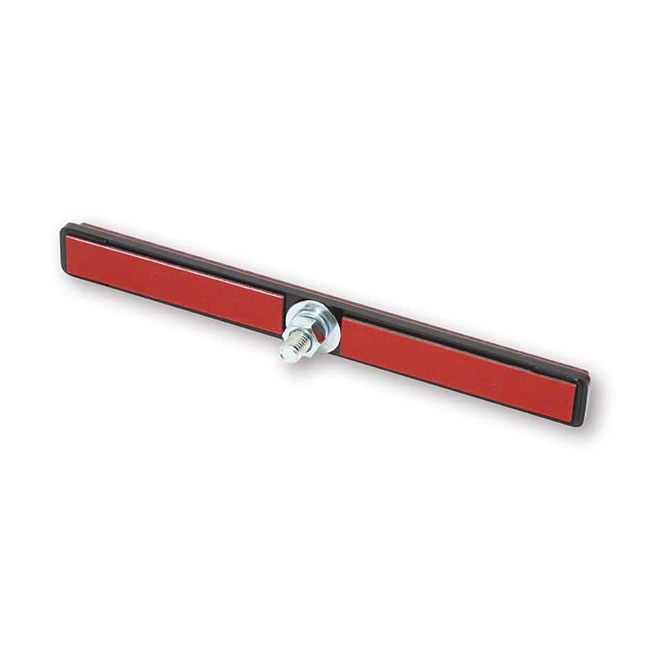 Universal B-Seen Reflector. Rectangular. 129X23Mm. Red Universal