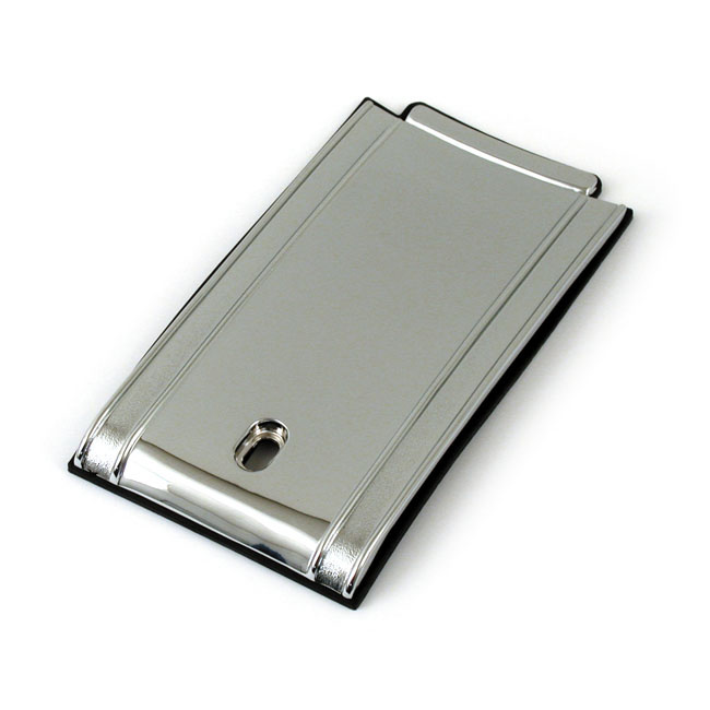 Evo Softail Die-Cast Dash Panel. Chrome 84-99 Softail