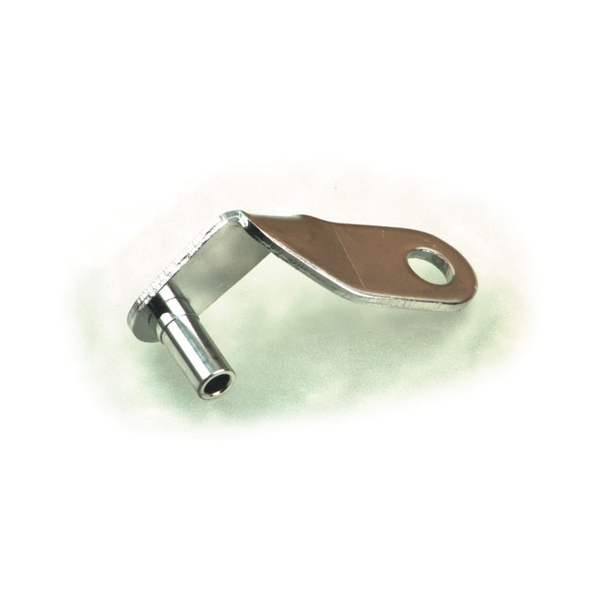 Bendix Throttle Cable Support Bracket. Chrome 71-75 B.T., 72-E76 Xl Wi