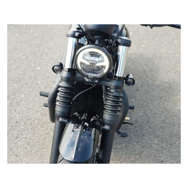 Motone, Wrap-Around Turn Signal Brackets, 47Mm Forks All Models With 4