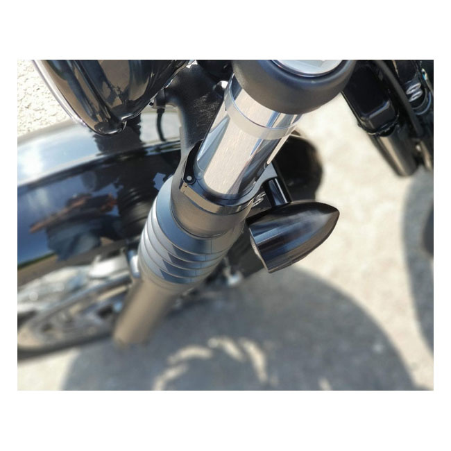 Motone, Wrap-Around Turn Signal Brackets, 47Mm Forks All Models With 4