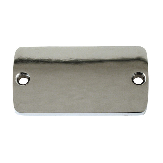 Master Cyl. Cover. Plain Chrome H/B: 85-95 B.T., Xl. Rear: 84-86 Fxwd,