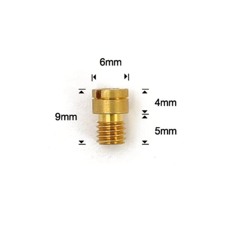 EBC Keihin slotted head main jets 99101-393, size 125