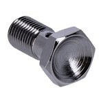 Goodridge banjo bolt 3/8-24. Chrome