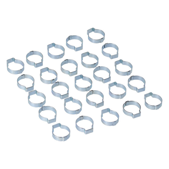 Crimp Hose Clamp, 13/16 Inch Id Various H-D Models