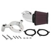 K&N, AirCharger performance air cleaner kit. Polished 08-16 FLT/Tourin