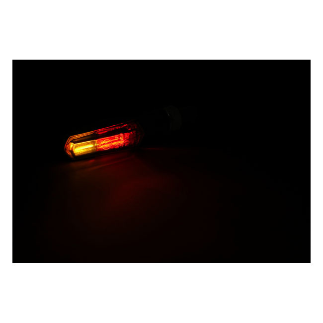 Cob, Led Taillight / Turn Signal Combo. Black Universal