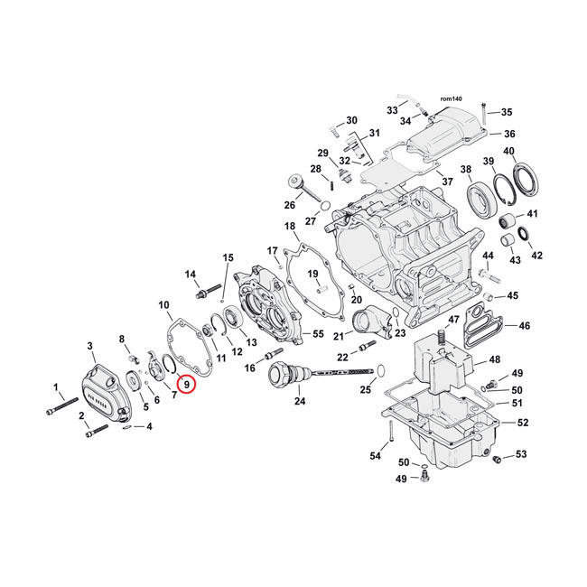 Retaining Rings, Clutch Ramp 87-21 B.T. With Mechanical Actuated Clutc