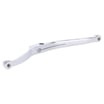 Shifter lever, heel/toe style. Chrome 54-73 FL (NU)  With splines. Chr