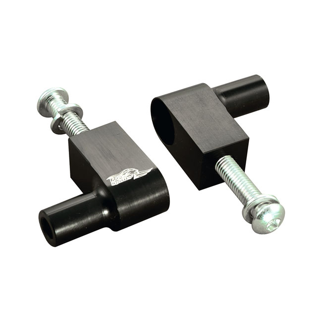 Free Spirits, Mirror Relocation Bracket Upside Down Many 65-Up H-D & C