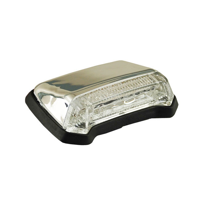 Nitro, Mini Fender Led Taillight. Chrome. Clear Lens