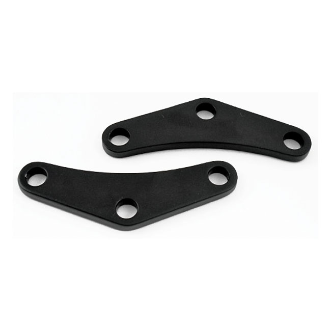 Xl Sportster Turn Signal Mount Brackets. Front. Black Xl Sportster