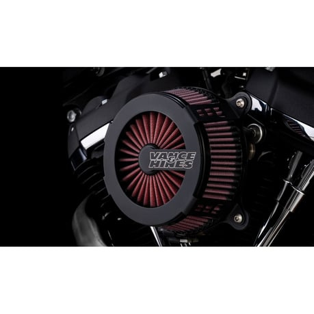 Vance & Hines, VO2 Cage fighter air cleaner kit. matte black 16-17 Sof