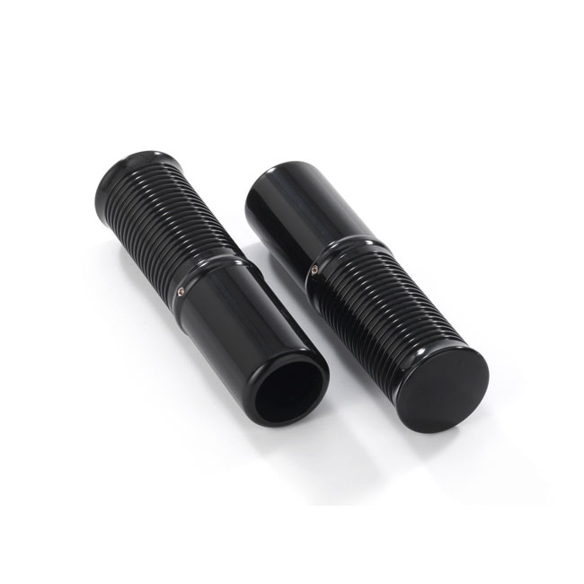 Kustom Tech, Fl Handlebar Grip Set. Internal Throttle, Black 1