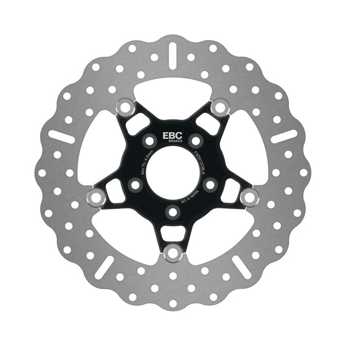 EBC, black contour floating brake rotor 00-14 Softail, 00-05 Dyna