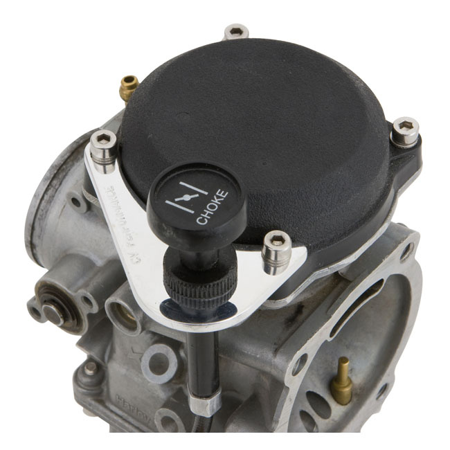 CVP, CHOKE CABLE BRACKET 90-06 B.T., 88-06 XL. With CV carb (NU)