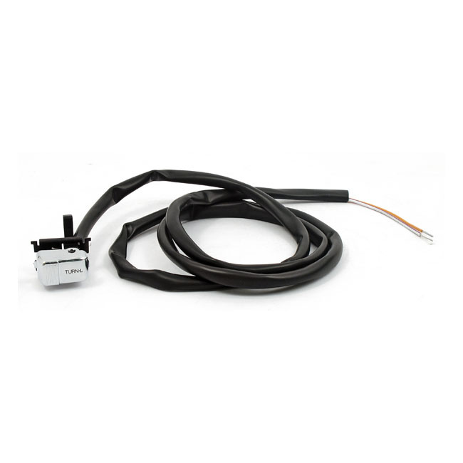 Left Turn, Handlebar Switch. Chrome 96-99 All H-D  Left