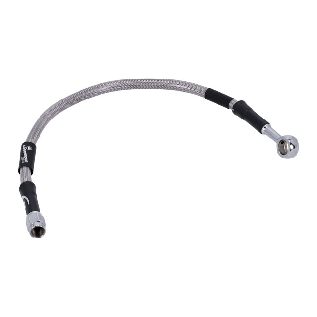 Goodridge Brake Line Rear, Stainless Clear Coated 00-07 Fxd