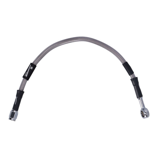 Goodridge Brake Line Rear, Stainless Clear Coated 00-07 Fxd