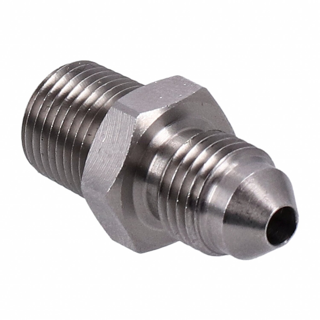 Goodridge adapter fitting, high polished stainless steel  Stainless st