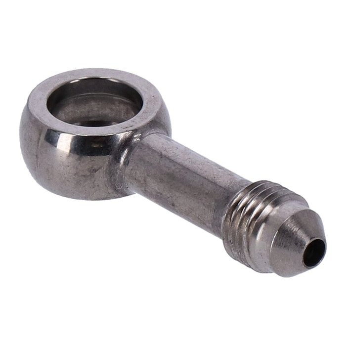 Goodridge, Slimline banjo fitting 3/8 straight 10mm. SS  High polished