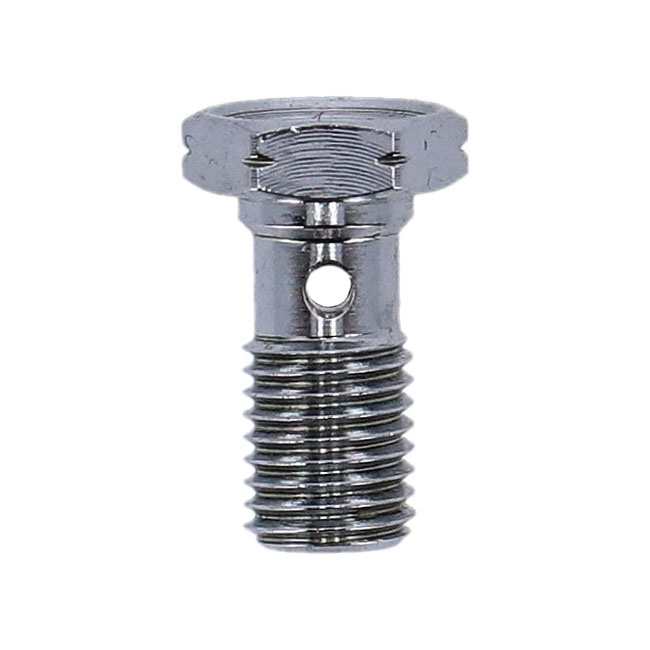 Goodridge Banjo Bolt, M10 X 1.25, Chrome Universal