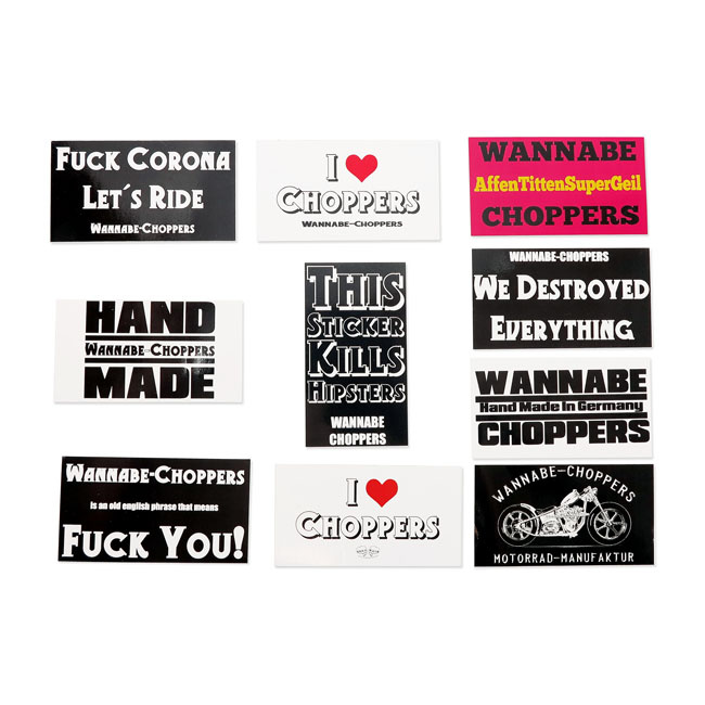 Wannabe Choppers, Sticker Set