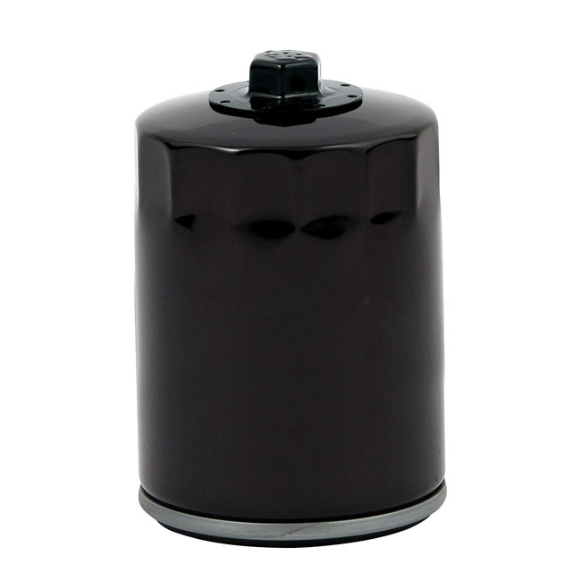 Mcs, Spin-On Oil Filter, With Top Nut For M8. Black 18-23 Softail, 17-