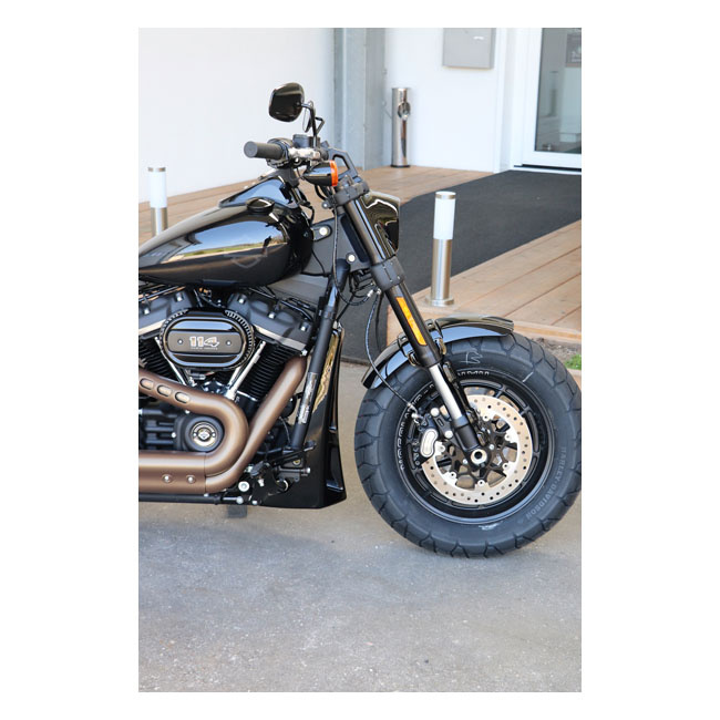 Cult-Werk, Bug Spoiler 'Custom'. Gloss Black 18-23 Softail (Excl. Fat