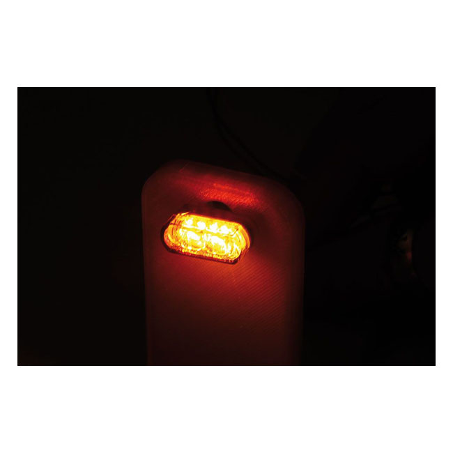 'Module 1' Taillight / Turn Signal Combo. Smoke Lens, Ece