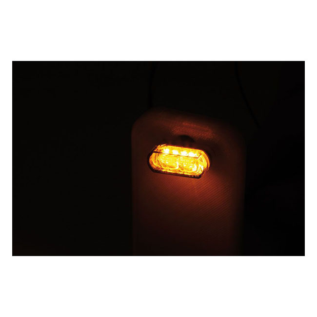 'Module 1' Taillight / Turn Signal Combo. Smoke Lens, Ece