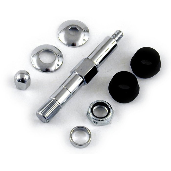 Upper shock stud kit chrome 67-72 FL, 71-72 FX For 1 shock.