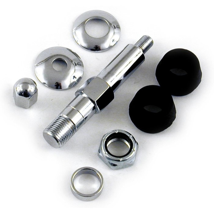 Lower shock stud kit chrome 67-72 FL, 71-72 FX