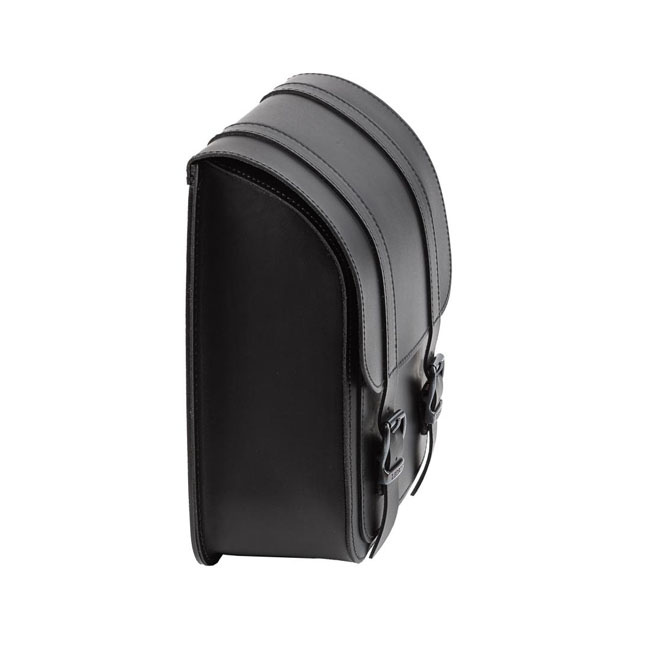 Ledrie, Full Leather Swing Arm Bag Left, 10 Liter. Black 84-17 Softail