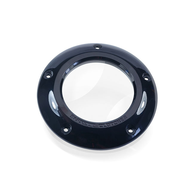 Barnett, Clear Derby Cover. Black 19-22 Softail, 2018 Softail Flsb Fat