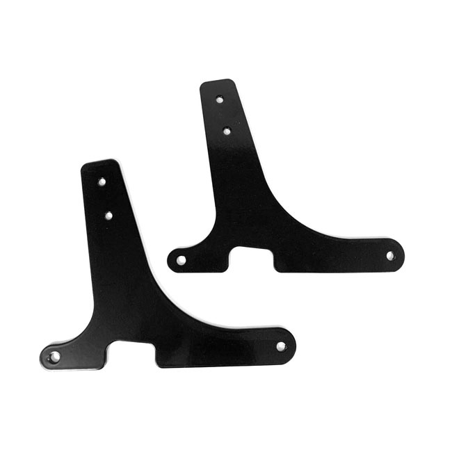 Westland Customs, Sissy Bar Side Plates. Black 88-22 Xl Sportster