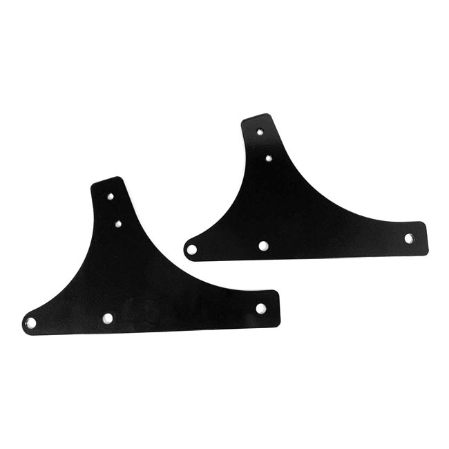 Westland Customs, Sissy Bar Side Plates. Black 86-17 Softail (Excl. So